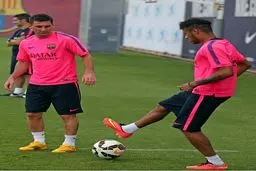 نیمار به تمرینات بارسلونا بازگشت