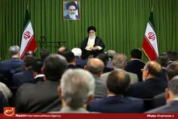 گزارش تصویری:: دیدار سفرا و رؤسای نمایندگی‌های ایران در خارج از کشور با رهبر معظم انقلاب