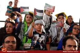 گزارش تصویری:: اجتماع بزرگ 'بچه‌های غزه، بچه‌های ایران'