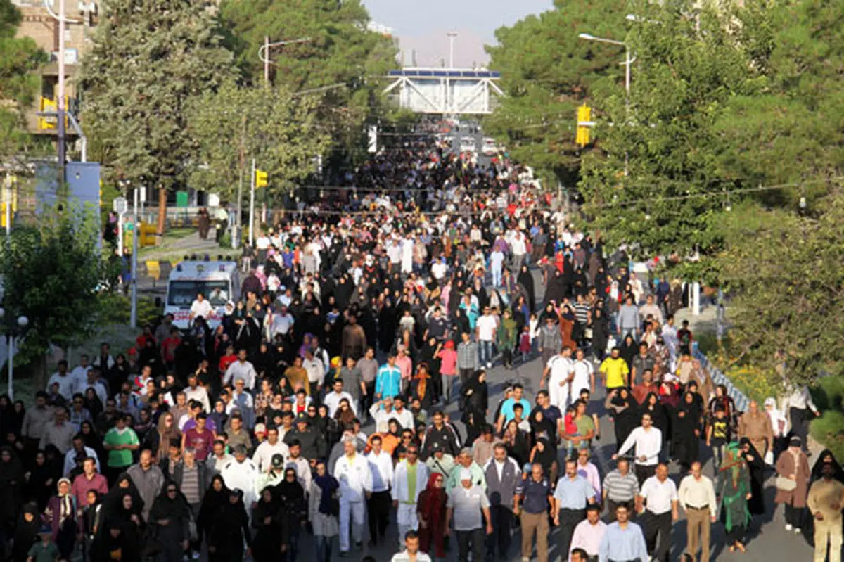 اولین همایش پیاده‌روی بازنشستگان شهرداری تهران برگزار شد