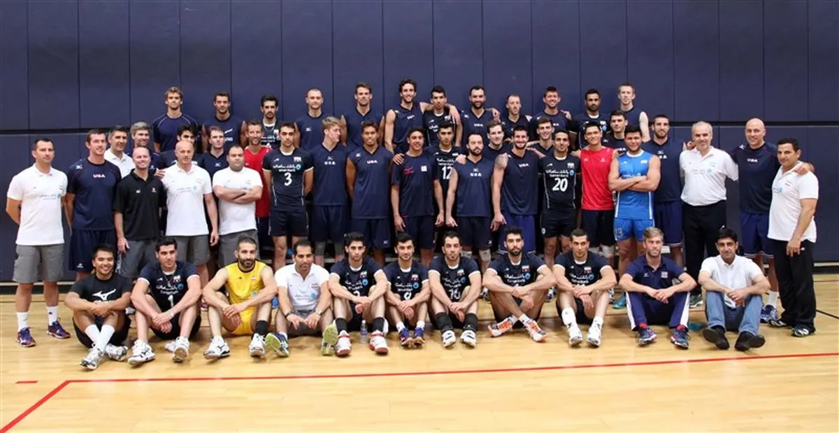 تمرینات تیم ملی والیبال در آمریکا آغاز شد