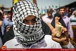 نمازگزاران مشهدی در محکومیت جنایات رژیم صهیونیستی در غزه راهپیمایی کردند