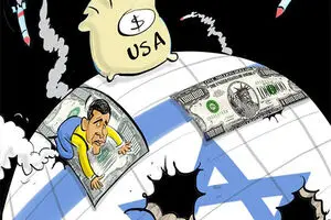 کاریکاتور:: آمریکا و گنبد آهنین