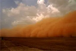 طوفان منطقه سیستان را فرا می‌گیرد