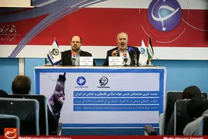 عکس خبری:: نشست خبری نمایندگان جهاد اسلامی و جنبش حماس