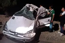 تصاویری از صحنه تصادف مهدی نفر