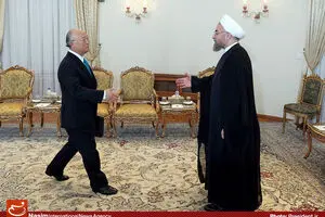 عکس خبری:: دیدار مدیرکل آزانس بین‌المللی انرژی اتمی با رئیس‌جمهور