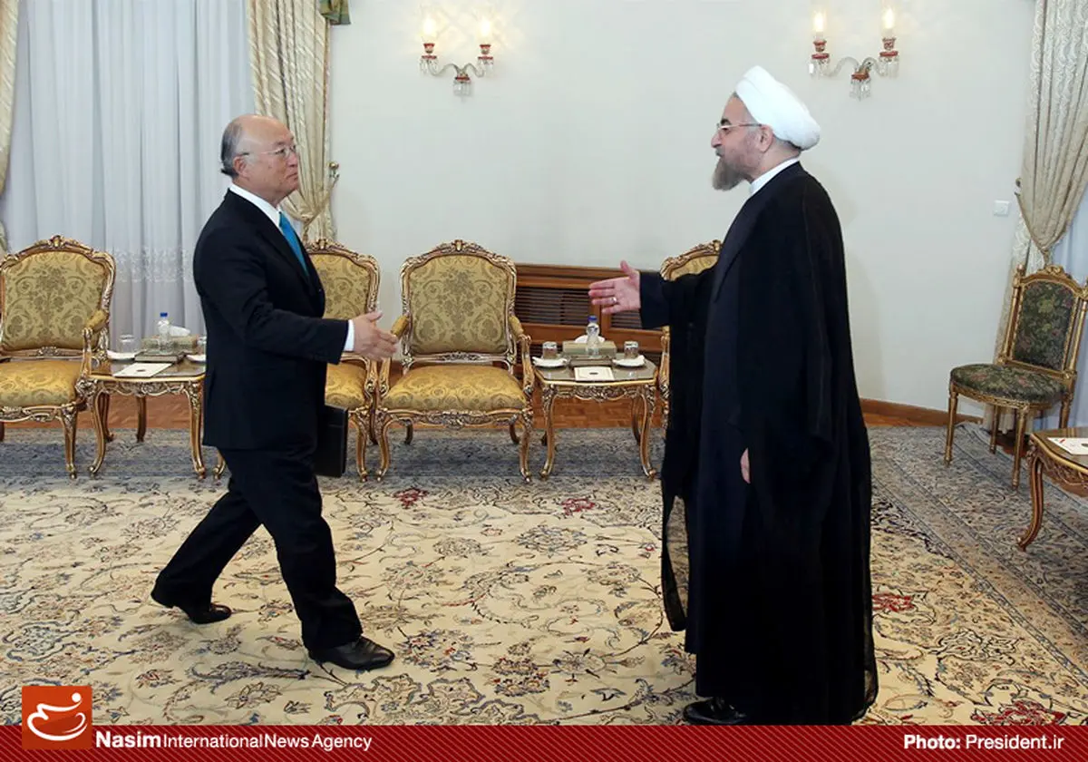 عکس خبری:: دیدار مدیرکل آزانس بین‌المللی انرژی اتمی با رئیس‌جمهور