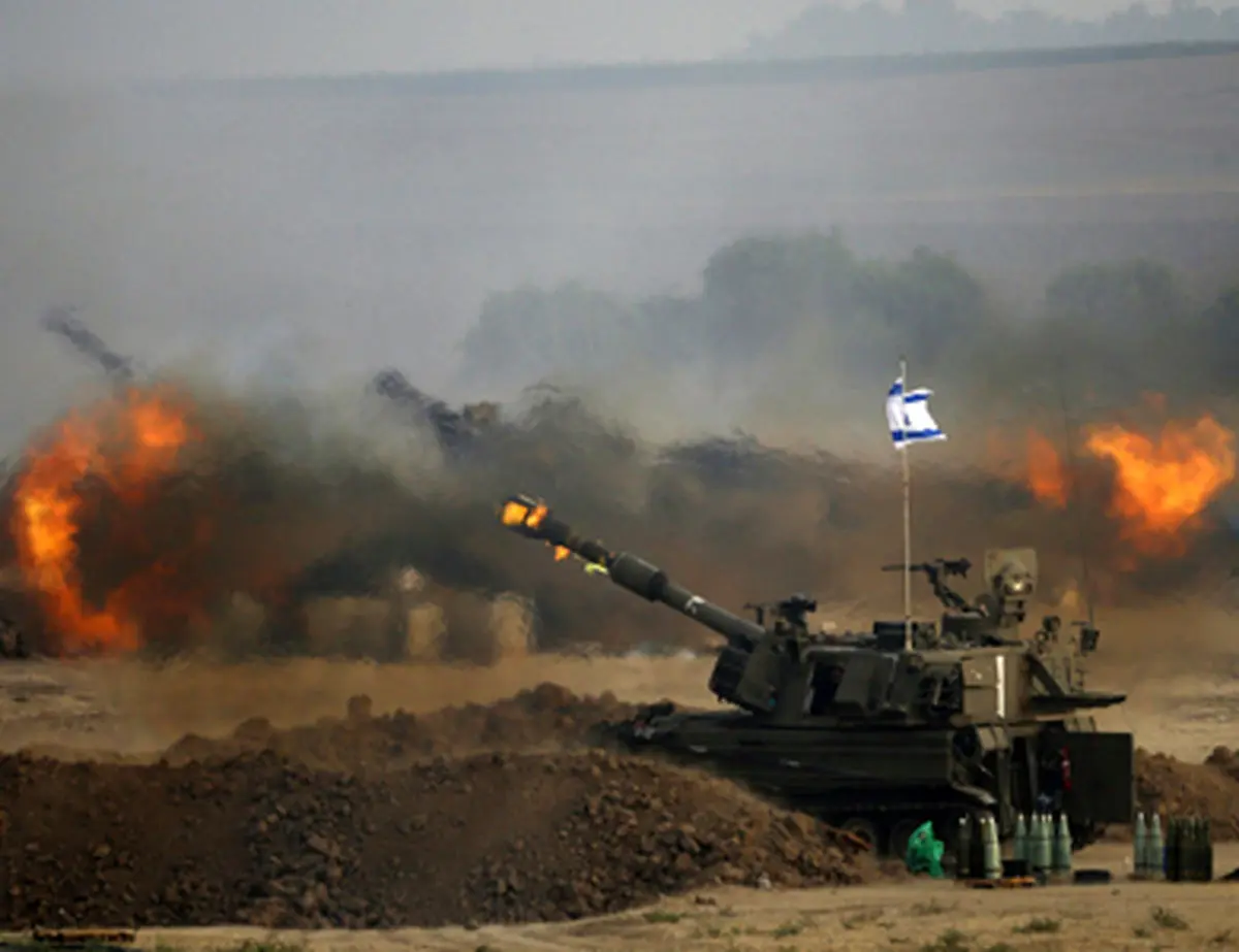 ایزرائیل دیفنس: در جریان جنگ، ۴۰ هزار گلوله سنگین خمپاره به غزه شلیک شد
