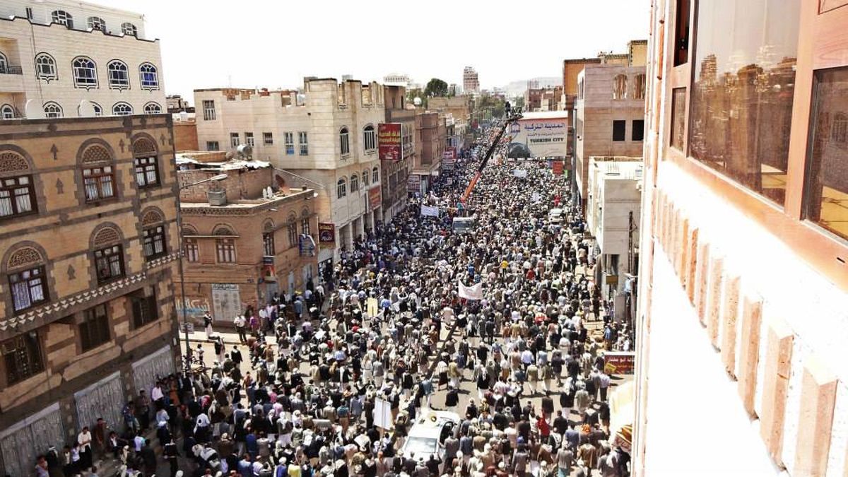 ده‌ها هزار یمنی، بار دیگر تظاهرات ضد دولتی در شهر صعده برگزار کردند