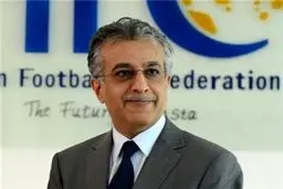 رئیس کنفدراسیون فوتبال آسیا از فدراسیون فوتبال ایران تقدیر کرد