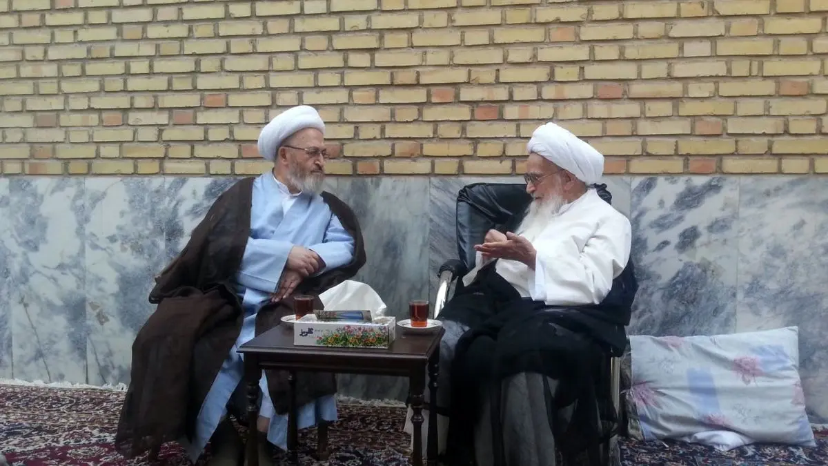 آیت الله سبحانی با ‌آیت الله صافی گلپایگانی دیدار کرد