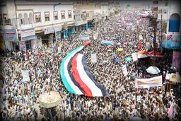 هزاران یمنی در صنعا تحصن کردند
