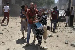 شمار شهدای فلسطینی در غزه به ۲۱۳۱ نفر رسید