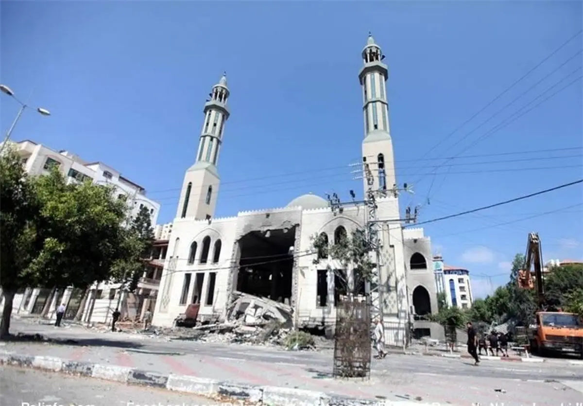 صهیونیست‌ها تاکنون بیش از ۲۰۰ مسجد را در غزه هدف قرار دادند