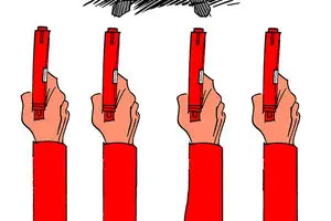 کاریکاتور:: رژیم نژادپرست