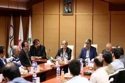 نشست کاروان پزشکی اعزامی به بازی‌های آسیا اینچئون با رئیس کمیته ملی المپیک برگزار شد