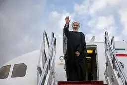 رئیس جمهور وارد اردبیل شد