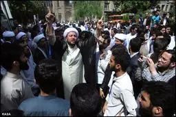 ائمه جمعه و جماعات مساجد تهران در میدان فلسطین تجمع کردند