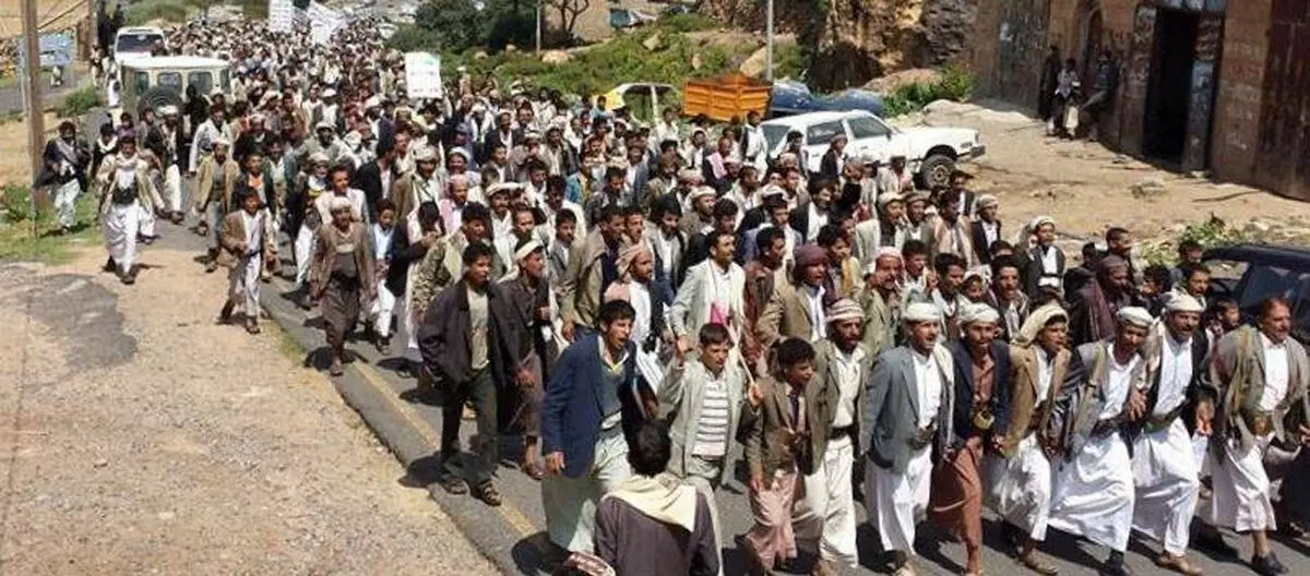 ده‌ها هزار یمنی روز گذشته در شهر  "ذمار" تظاهرات کردند