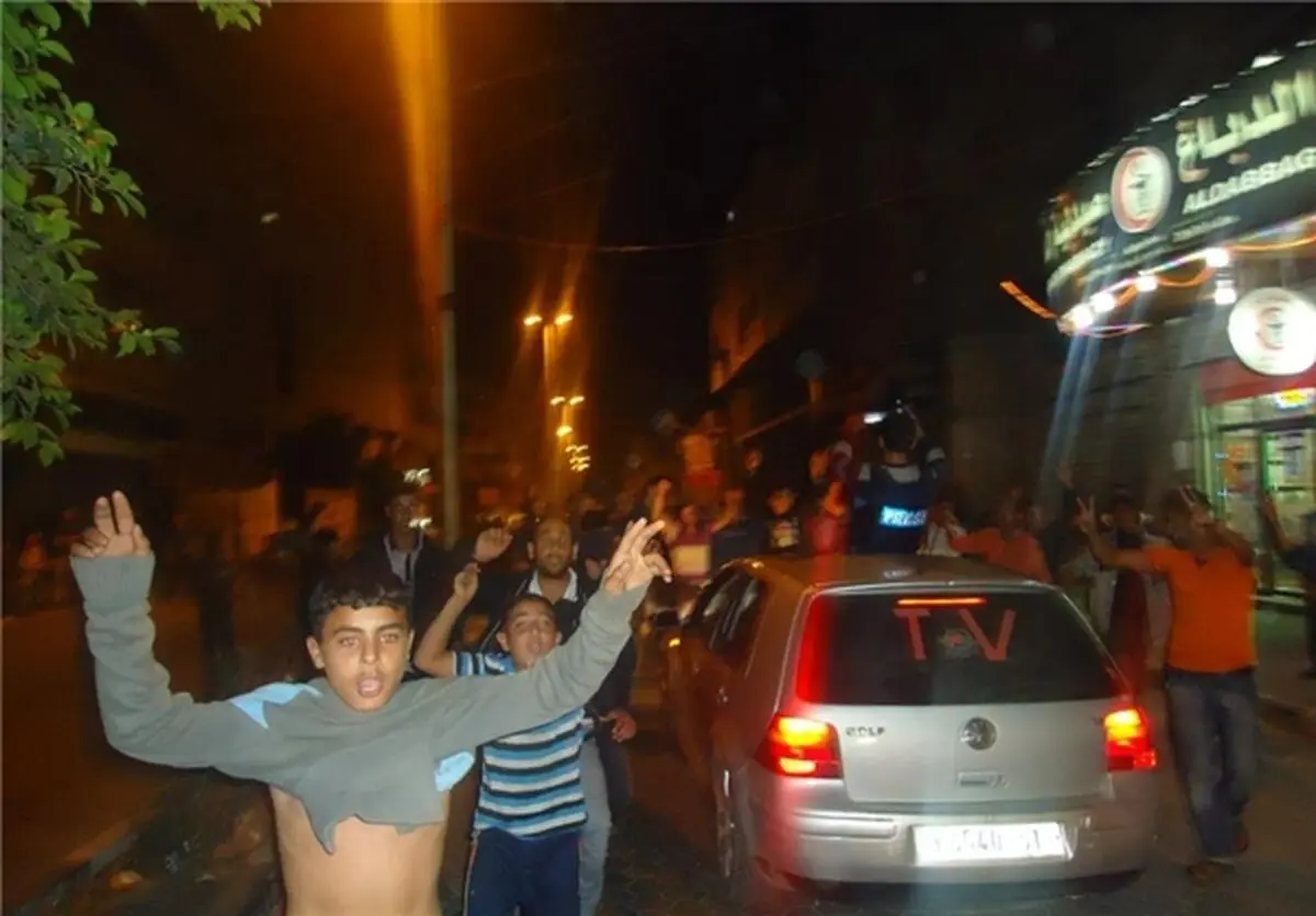 جشن شادی فلسطینی‌ها همچنان ادامه دارد