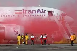 مانور دوسالانه طرح اضطراری فرودگاه شهید اشرفی کرمانشاه برگزار شد