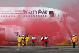 مانور دوسالانه طرح اضطراری فرودگاه شهید اشرفی کرمانشاه برگزار شد