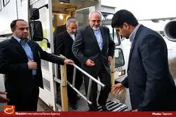 ظریف وارد لوکزامبورگ شد
