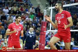 گزارش تصویری:: دیدار تیم‌های والیبال ایران و آمریکا