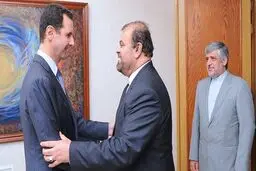 رستم قاسمی با رئیس‌جمهور سوریه دیدار و گفتگو کرد