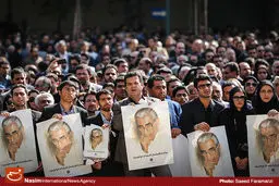 گزارش تصویری:: تشییع پیکر امیرناصر کاتوزیان