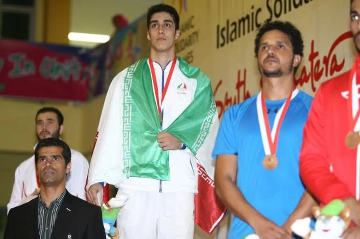 مهدی خدابخشی در مسابقات تکواندوی گرندپریکس قزاقستان به مدال طلا رسید