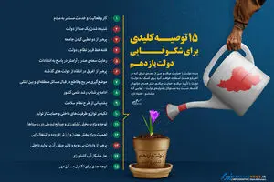 گرافیک:: ۱۵ توصیه برای شکوفایی دولت یازدهم