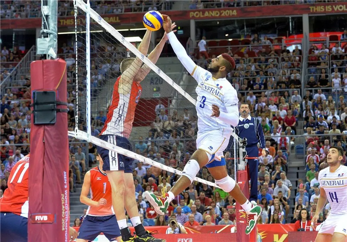 تیم ملی والیبال فرانسه پس از ایران، آمریکا را هم شکست داد