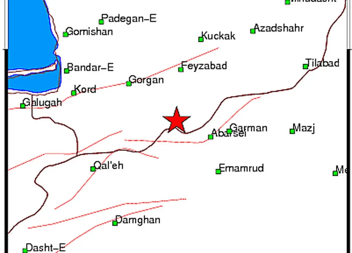 زمین‌لرزه‌ای به بزرگی ۴.۷ ریشتر بامداد امروز "مجن" در استان سمنان را لرزاند