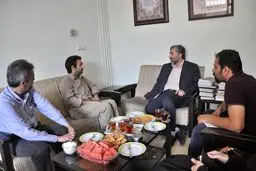 معاون سازمان سینمایی در پشت صحنه فیلم علی ملاقلی‌پور حضور یافت