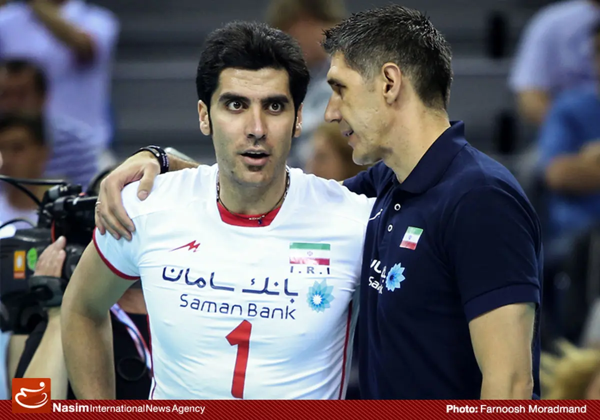 شهرام محمودی امتیازآورترین بازیکن مسابقه تیم ملی والیبال با پورتوریکو شد