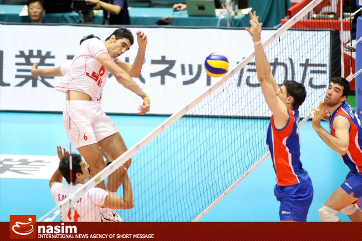 دیدار والیبال ایران و صربستان/۲۳ شهریور