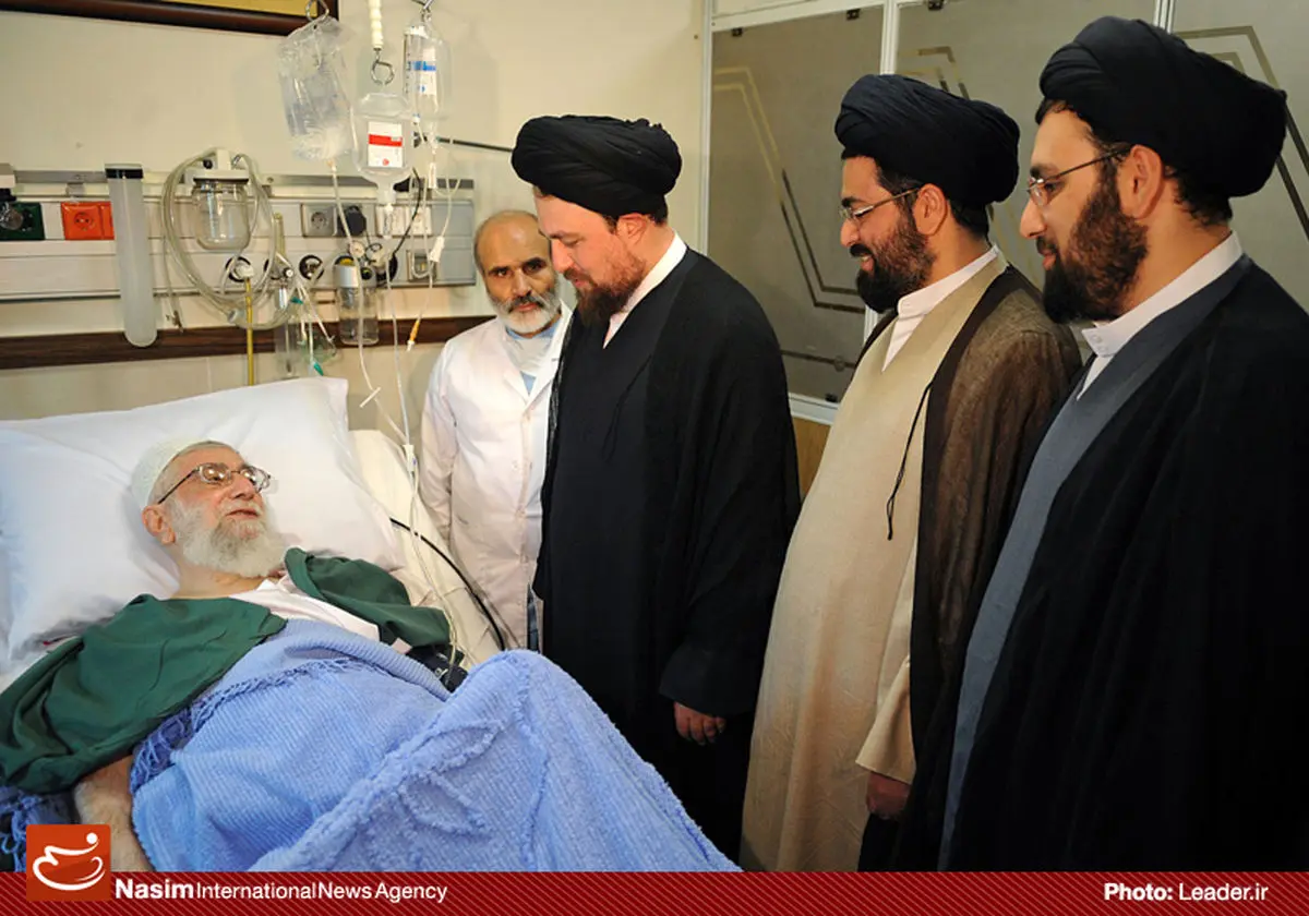 سیدحسن، سیدیاسر و سیدعلی خمینی از رهبر معظم انقلاب عیادت کردند