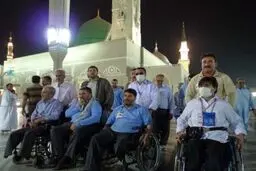 جمعی از جانبازان نخاعی  به سرزمین وحی اعزام شدند