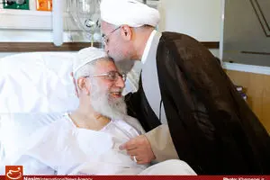 عکس خبری:: عیادت رئیس‌جمهور از رهبر معظم انقلاب + فیلم