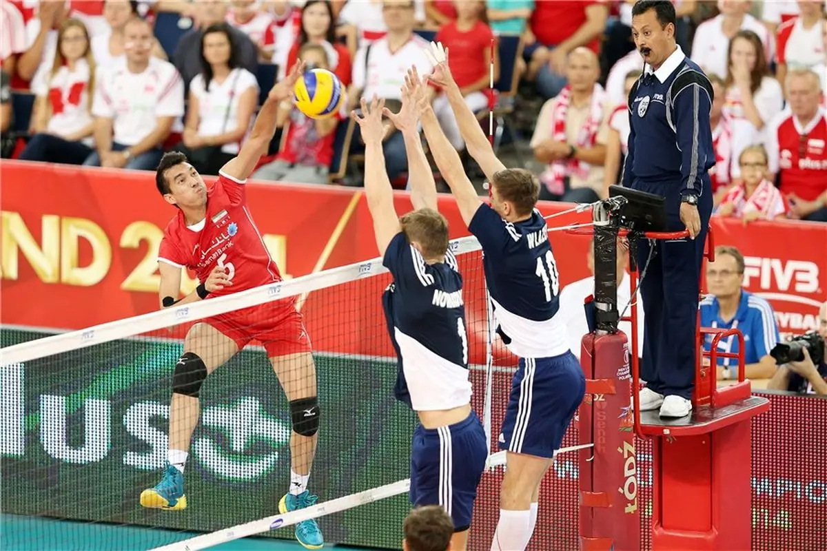 تیم ملی والیبال، مغلوب لهستان شد