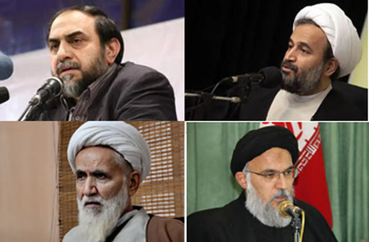 جمعی از اساتید حوزه علمیه در جشنواره مقاومت سخنرانی می‌کنند