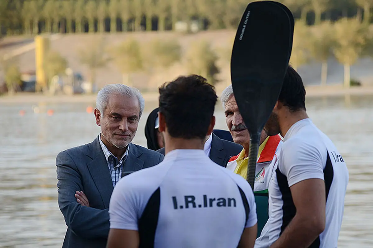 نصرالله سجادی از اردوی تیم‌های ملی وزنه‌برداری، ووشو و قایقرانی بازدید کرد