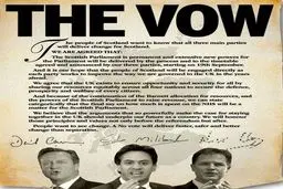 احزاب انگلیس برای منصرف کردن مردم اسکاتلند از استقلال، دادن اختیارات جدید را وعده دادند