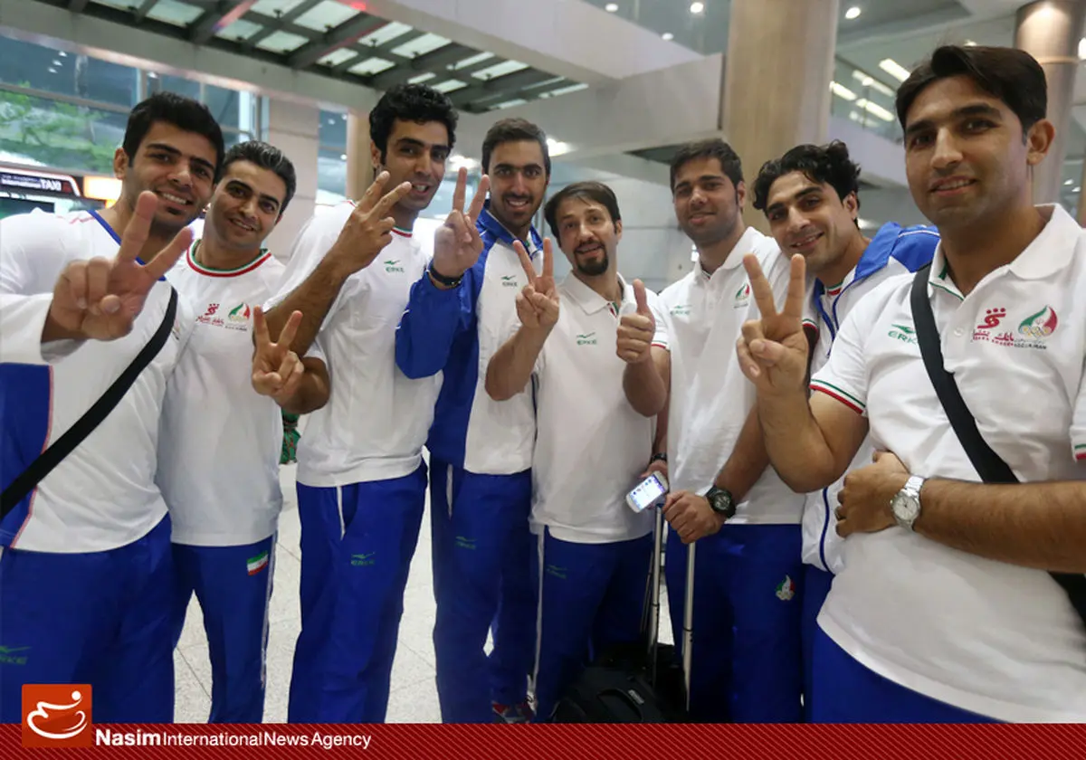 عکس خبری:: ورود اولین کاروان ایران به دهکده بازی‌های آسیایی اینچئون