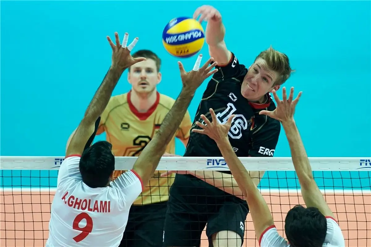 تیم ملی والیبال در سه ست پیاپی برابر آلمان شکست خورد
