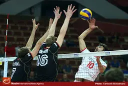 عکس خبری:: دیدار تیم‌های والیبال ایران و آلمان