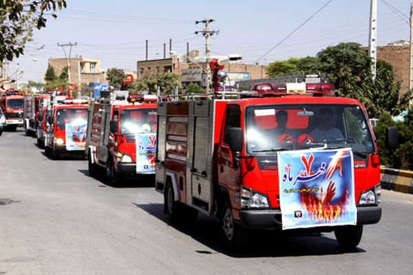 مدیرعامل آتش‌نشانی شیراز: نمایشگاه آتش‌نشانی در بوستان آزادی برپا است