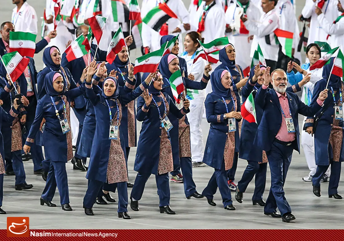 ۲۱ درصد کاروان اعزامی به بازی‌های آسیایی را بانوان تشکیل می‌دهد